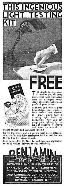 The Benjamin Electric Workplace Efficiency Testing Kit           