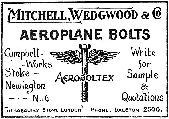 Mitchell Wedgwood & Co. AEROBOLTEX Bolts. AGS                    