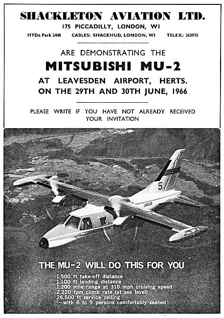 Mitsubishi MU-2                                                  