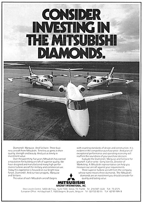 Mitsubishi MU-2 - Mitsubishi Diamond                             