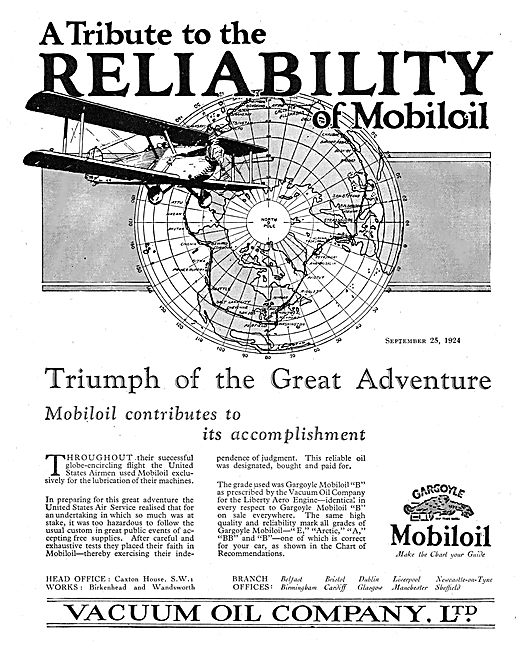 Mobiloil Aviation Oil                                            