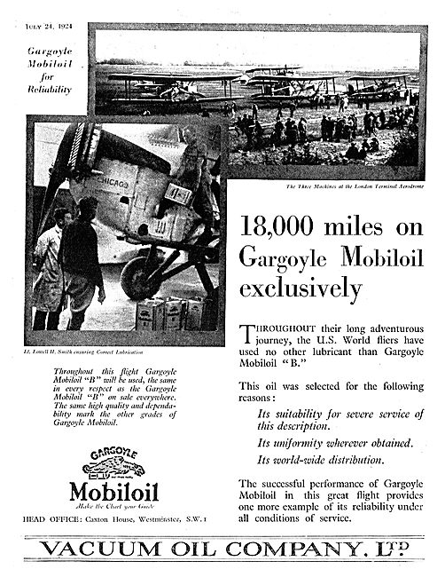 Mobiloil Aviation Oil                                            