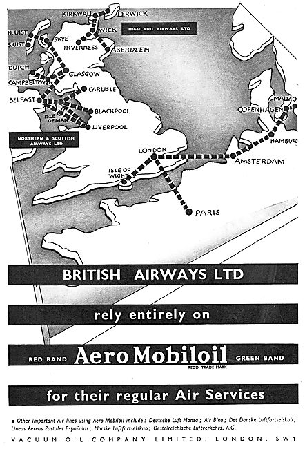 Aero Mobiloil - British Airways                                  