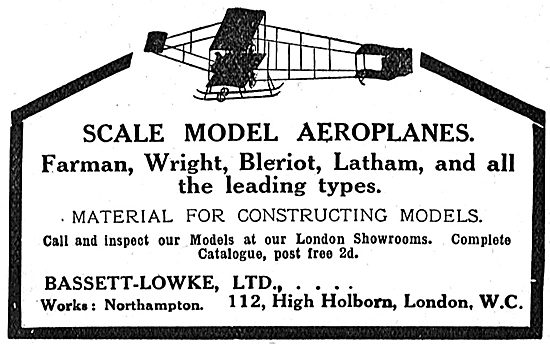 Bassett-Lowe Ltd - Scale Model Aeroplanes                        