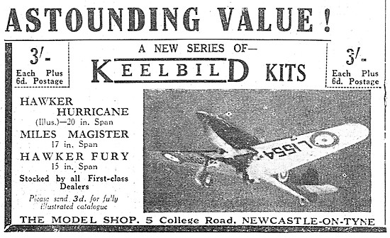 Keelbild Model Aircraft Kits 1938                                