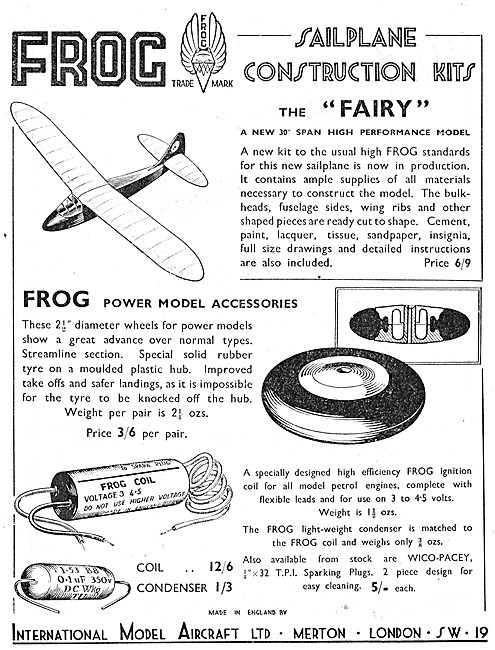 FROG Model Aircraft & Accessories                                