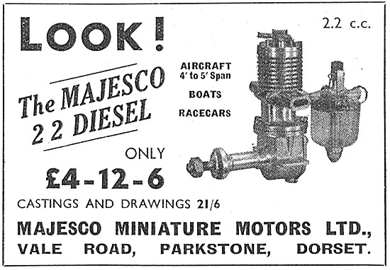 Majesco 2 2 Diesel Engine For Model Aircraft                     