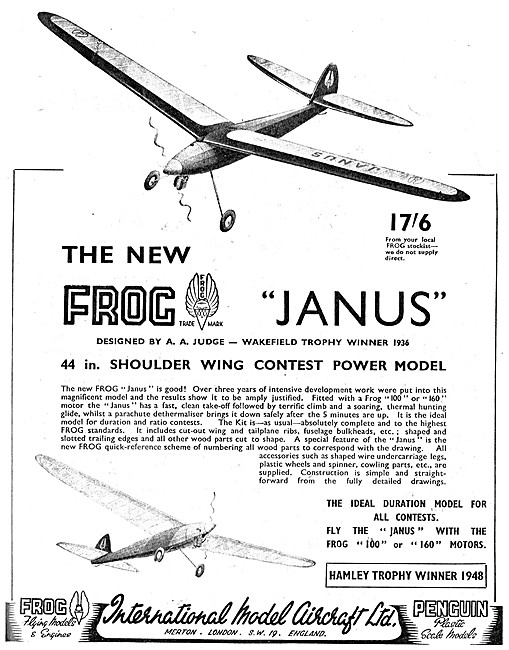 FROG Model Aircraft 1949                                         