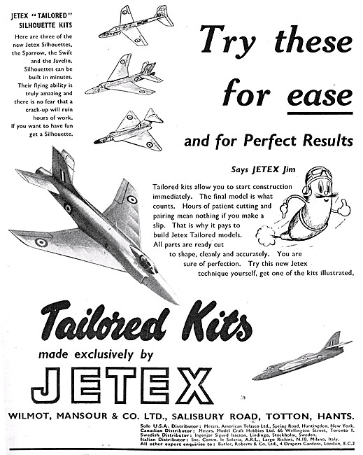 Jetex Model Aircraft Kits                                        