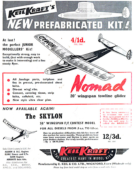 KeilKraft Model Aircraft - Keil Kraft Model Aircraft             