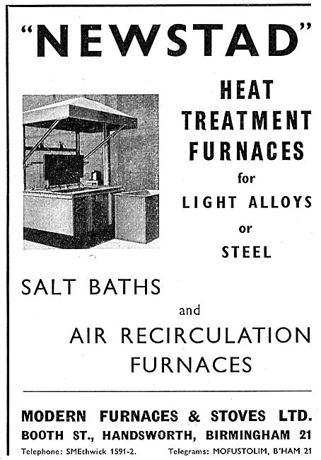 Modern Furnaces & Stoves Ltd : Heat Treatment Furnaces           