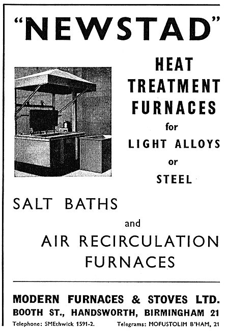 Modern Furnaces & Stoves Ltd : Heat Treatment Furnaces           