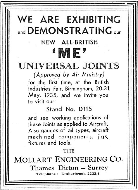 Mollart 'ME' Universal Ball Joints                               