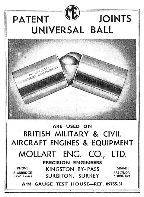 Mollart Universal Ball Joints                                    