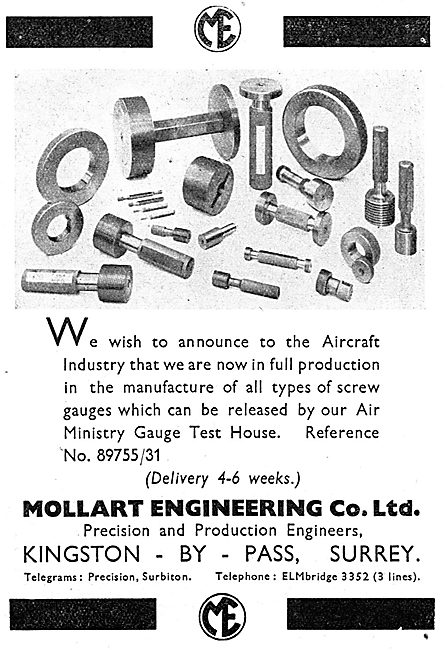 Mollart Engineering  - Screw Gauges                              