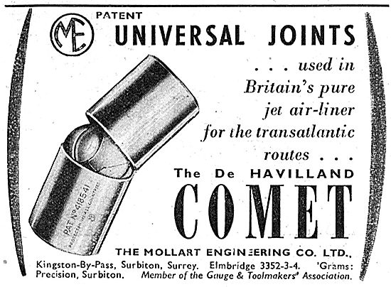 Mollart Universal Joints 1949                                    