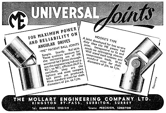 Mollart Universal Joints                                         