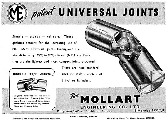 Mollart Hookes Type Universal Ball Joints                        