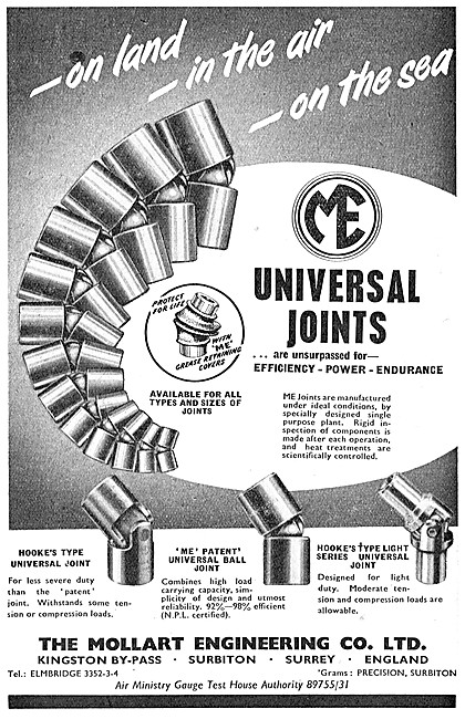 Mollart Universal Joints                                         