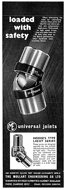 Mollart Universal Ball Joints -  Hooke's Universal Joints        