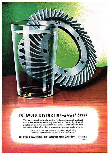 Mond Nickel Steel - 1950                                         