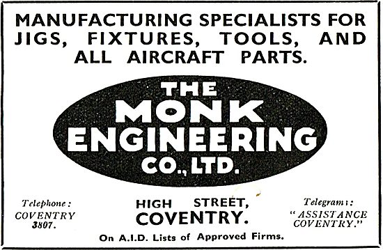 Monk Engineering Co Ltd For Jigs Fixtures and Tools              