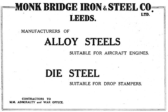 Monkbridge Iron & Steel - Manufacturers Of Alloy Steels          