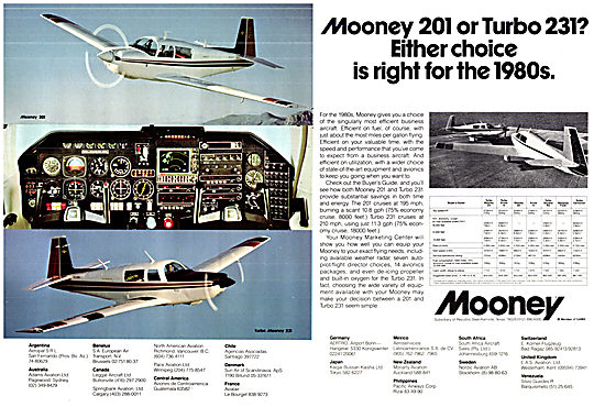 Mooney 210 - Mooney Turbo 231                                    