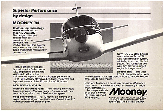 Mooney 201 - Mooney 231 1983                                     