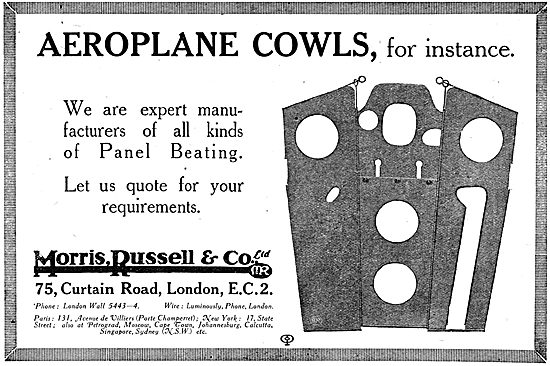 Morris,Russell & Co - Aeroplane Sheet Metal Work                 