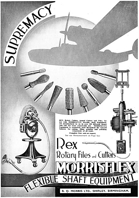 Morrisflex Flexible Shaft Equipment - Rex Rotary Files & Cutters 