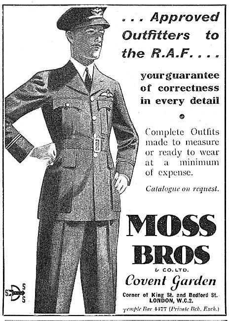 Moss Bros - Approved Outfitters To The RAF                       