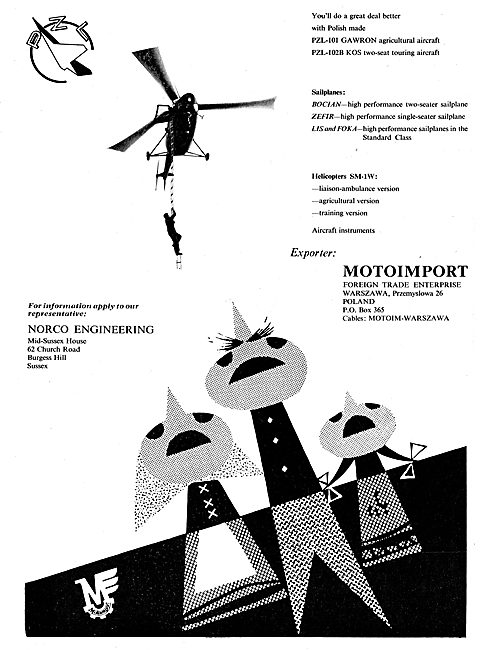 Motoimport - PZL-101 Gawron Agricultural Aircraft: Norco         