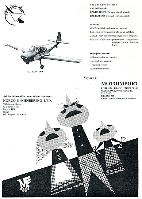 Motoimport - PZL-102B Two Seat Touring Aircraft: Norco           