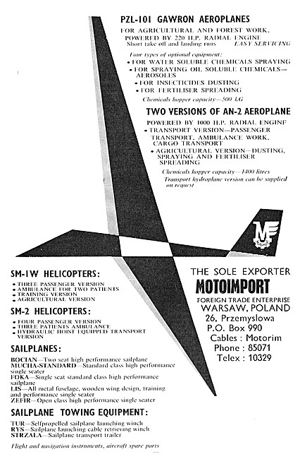 Motoimport. Polish Aircraft. PZL AN-2                            