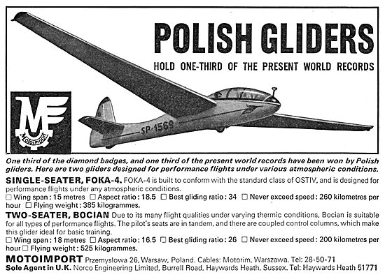 Motoimport - FOKA-4 - Bocian Gliders                             