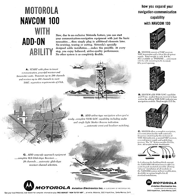 Motorola Avionics - Motorola NavCom 100                          