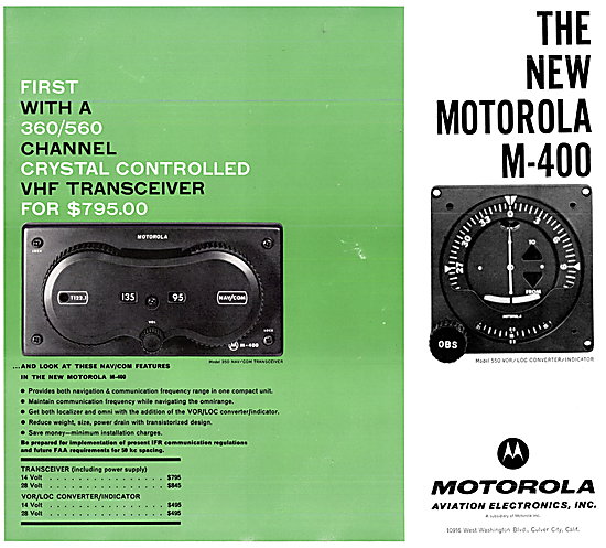 Motorola M-400 VOR                                               