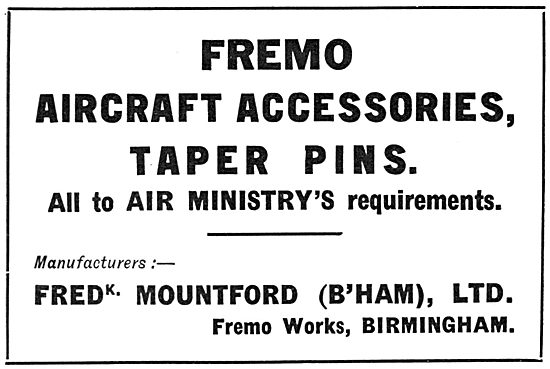 Frederick Mountford Fremo Taper Pins                             