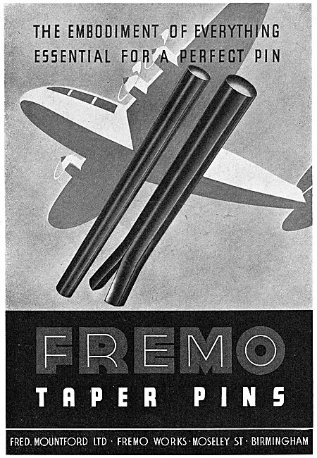 Frederick Mountford FREMO Taper Pins                             
