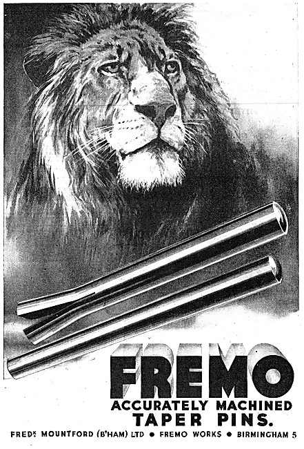 Fredk Mountford Fremo Taper Pins 1943                            
