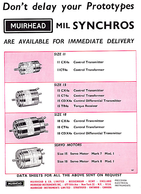 Muirhead Engineering Instruments - Electrical Instruments        