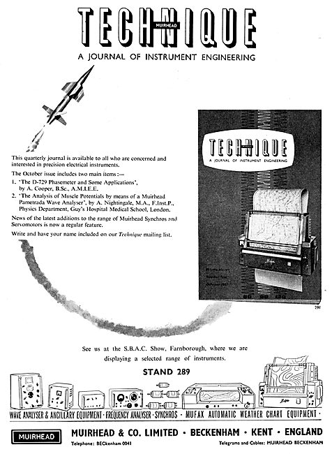 Muirhead Engineering Instruments - Electrical Instruments        