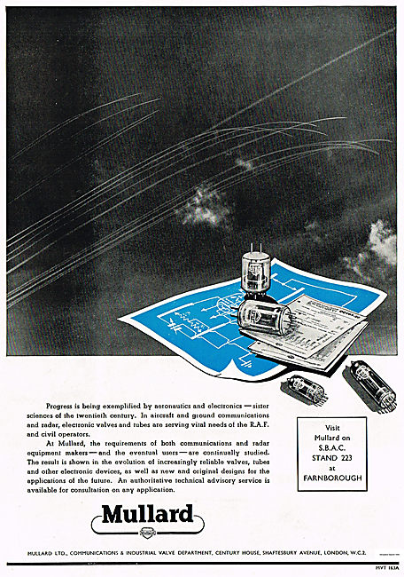 Mullard Electronic Valves For Radar Equipment.                   