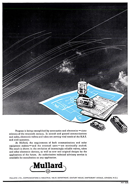 Mullard Aeronautics & Electronics Radio & Radar Devices          