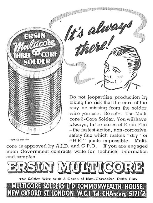 Ersin Multicore Three Core Solder                                