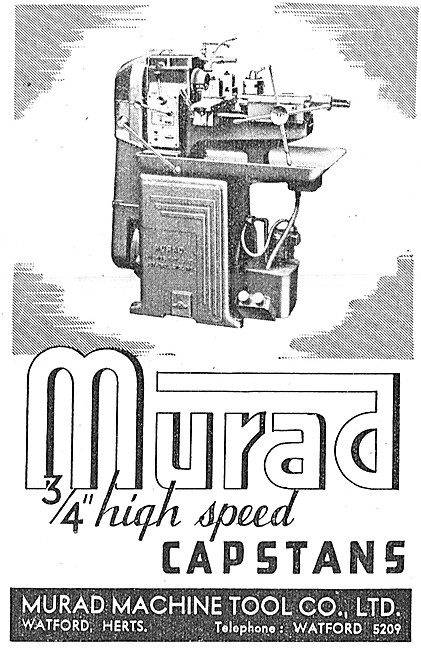 Murad Machine Tools - Murad High Speed Capstan Lathes            