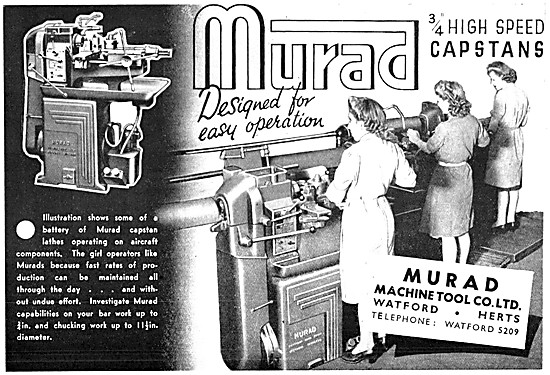 Murad Machine Tool Murad Capstan Lathes                          