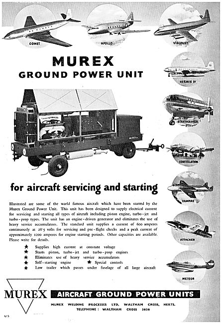 Murex Aircraft Ground Power Units                                