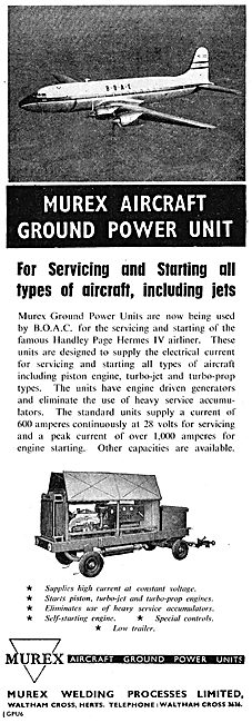 Murex Aircraft Ground Power Units                                